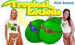 Tropical body lotions with Aloe